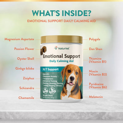 NATURVET® EMOTIONAL SUPPORT 24/7 CALMING AID FOR DOGS