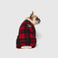 CANADA POOCH FROSTY FLEECE SWEATSUIT ONESIE : RED PLAID