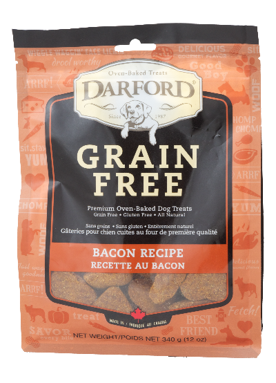 DARFORD GRAIN-FREE BACON DOG TREATS