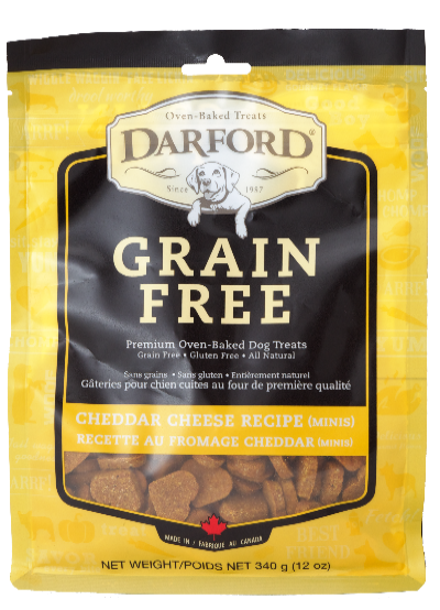 DARFORD GRAIN-FREE CHEDDAR CHEESE DOG TREATS