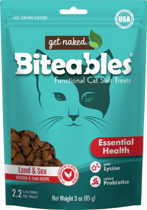 GET NAKED BITEABLES ESSENTIAL HEALTH FUNCTIONAL CAT SOFT TREATS