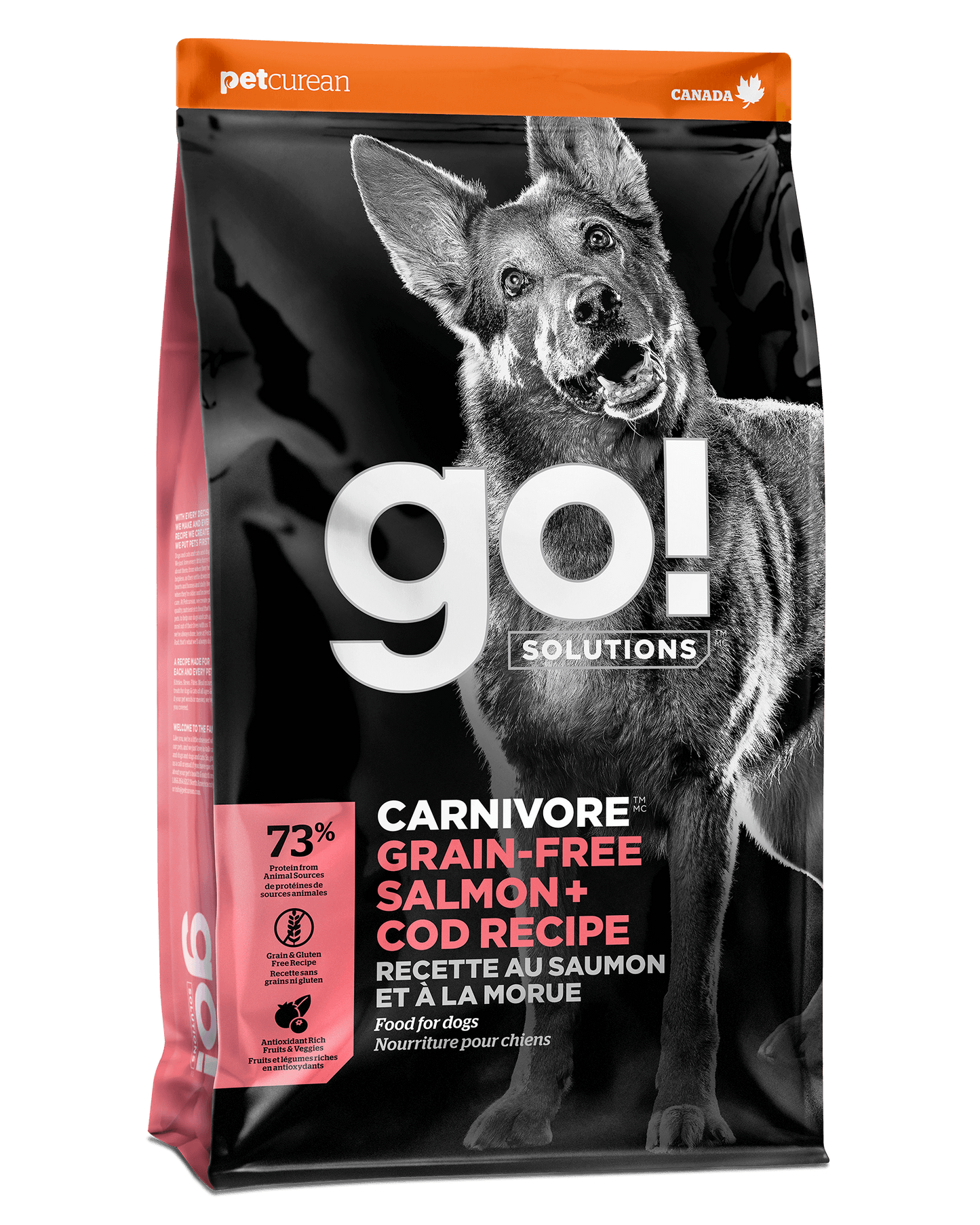 GO! SOLUTIONS CARNIVORE GRAIN-FREE SALMON + COD RECIPE FOR DOGS