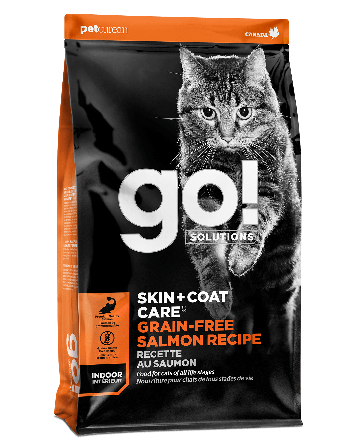 GO! SOLUTIONS SKIN + COAT CARE GRAIN-FREE SALMON RECIPE CAT FOOD