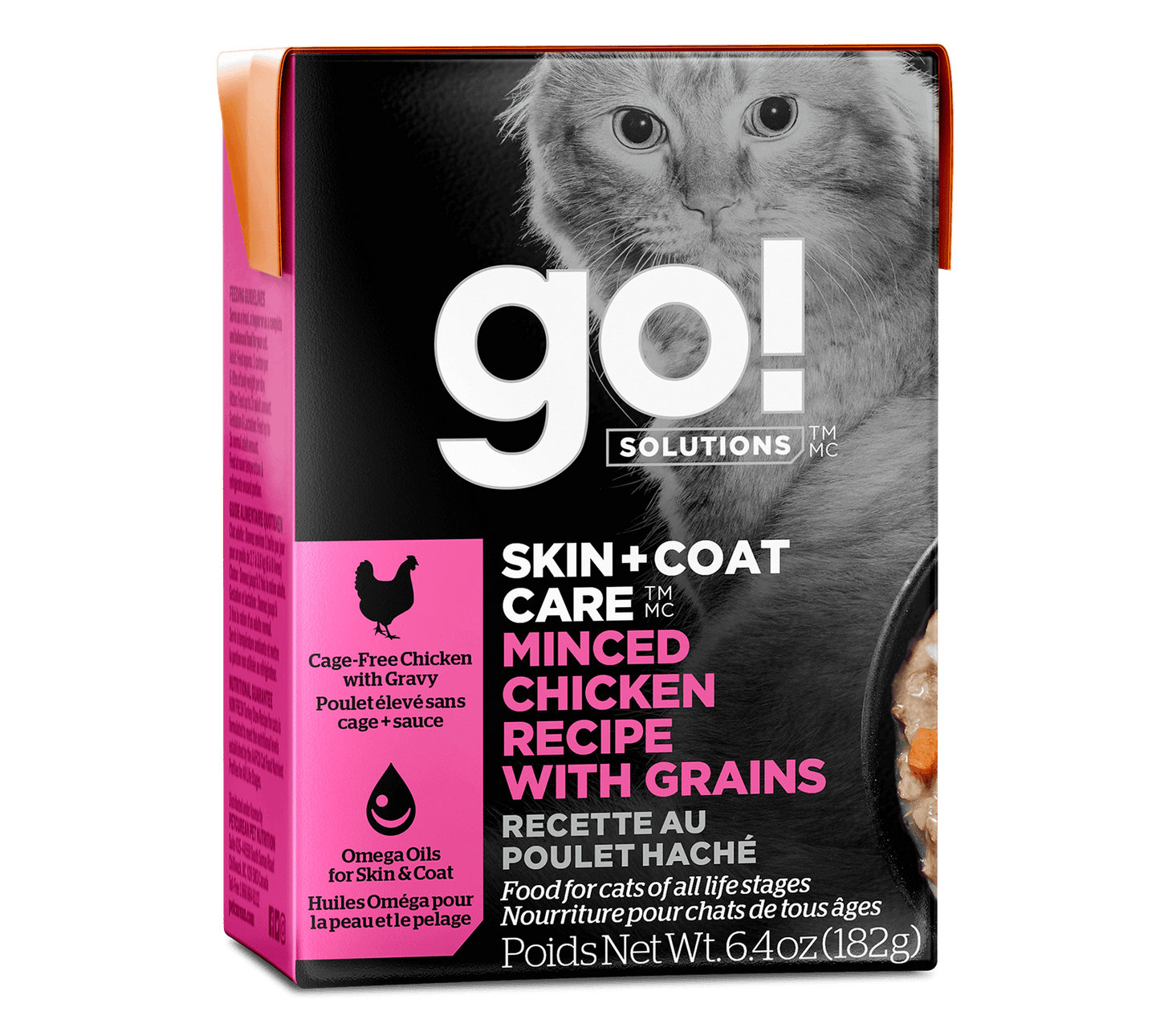 GO! SOLUTIONS SKIN + COAT CARE MINCED CHICKEN RECIPE WITH GRAINS FOR CATS