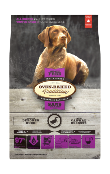 GRAIN-FREE FOOD FOR ALL BREED DOGS OF ALL LIFE STAGES – DUCK OVEN BAKED TRADITION DOG FOOD