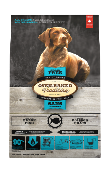 GRAIN-FREE FOOD FOR ALL BREED DOGS OF ALL LIFE STAGES – FISH OVEN BAKED TRADITION DOG FOOD