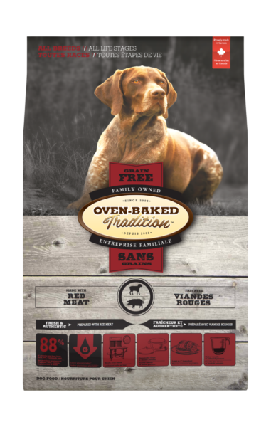 GRAIN-FREE FOOD FOR DOGS OF ALL BREEDS AND LIFE STAGE – RED MEAT OVEN BAKED TRADITION DOG FOOD