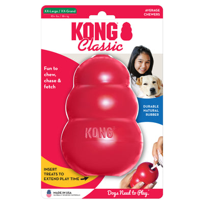 KONG CLASSIC RED DOG TOY