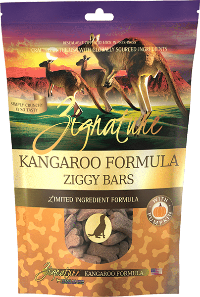 ZIGNATURE KANGAROO FORMULA BISCUIT TREATS FOR DOGS