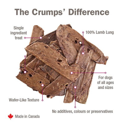 CRUMPS NATURALS LAMB CHOPS DOG TREATS