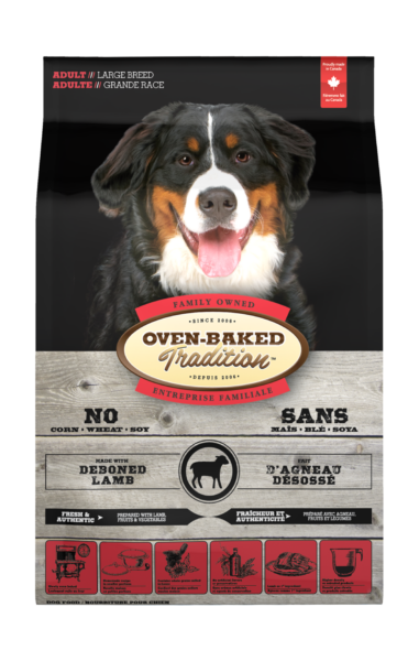 FOOD FOR LARGE BREED ADULT DOGS – LAMB OVEN BAKED TRADITION DOG FOOD