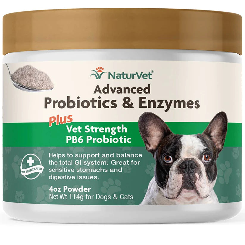 NATURVET ADVANCED PROBIOTICS ENZYMES POWDER Bright Eyes
