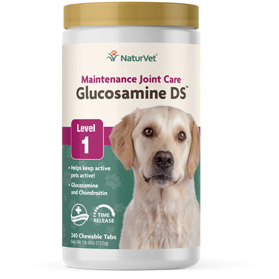 NATURVET® GLUCOSAMINE DS™ CHEWABLE TABS (240 CT)