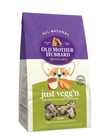 OLD MOTHER HUBBARD CRUNCHY CLASSIC BISCUITS: JUST VEGGI’N MINI