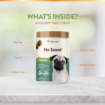 NATURVET® NO SCOOT™ SOFT CHEW FOR DOGS (60 CT)