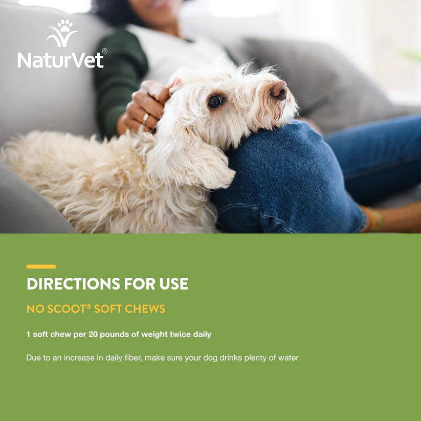 NATURVET® NO SCOOT™ SOFT CHEW FOR DOGS (60 CT)