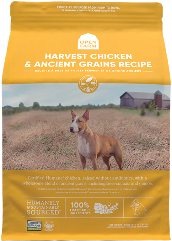 OPEN FARM® HARVEST CHICKEN & ANCIENT GRAINS DRY DOG