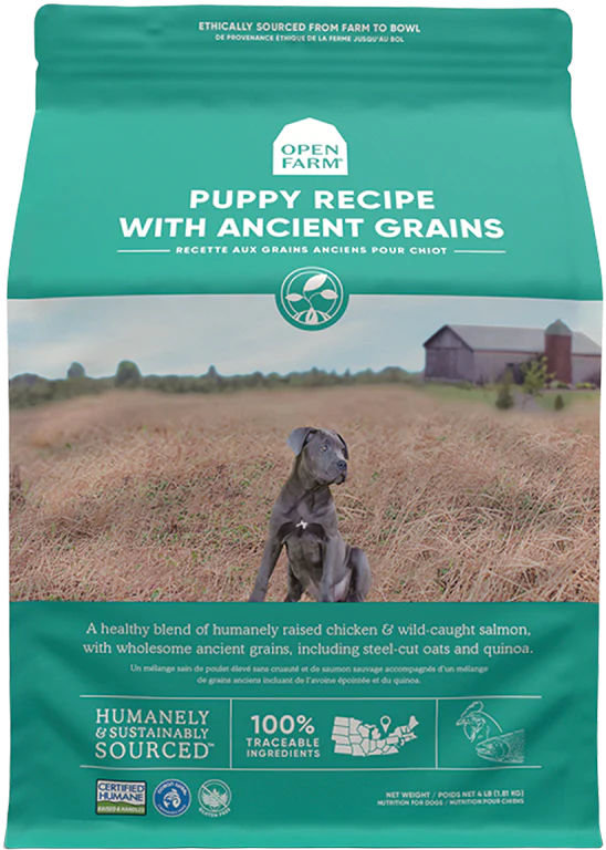 OPEN FARM® PUPPY ANCIENT GRAINS DRY DOG FOOD