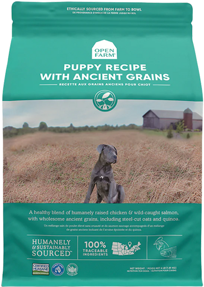 OPEN FARM® PUPPY ANCIENT GRAINS DRY DOG FOOD