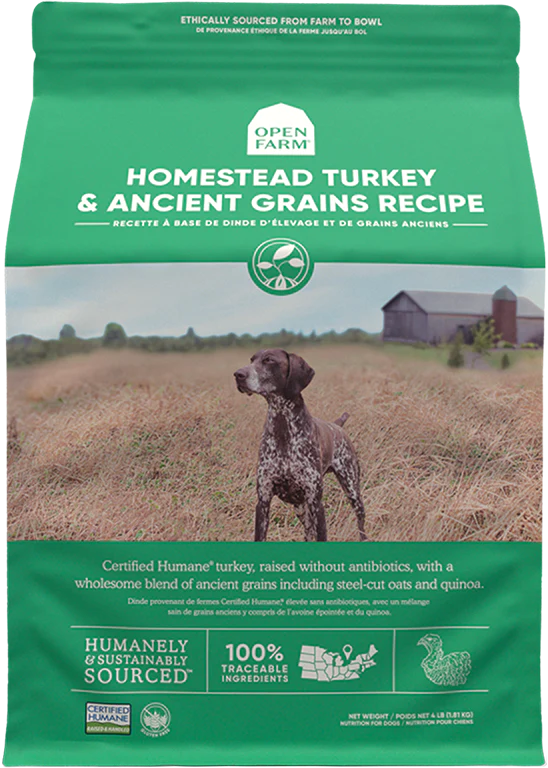 OPEN FARM® HOMESTEAD TURKEY & ANCIENT GRAINS DRY DOG FOOD