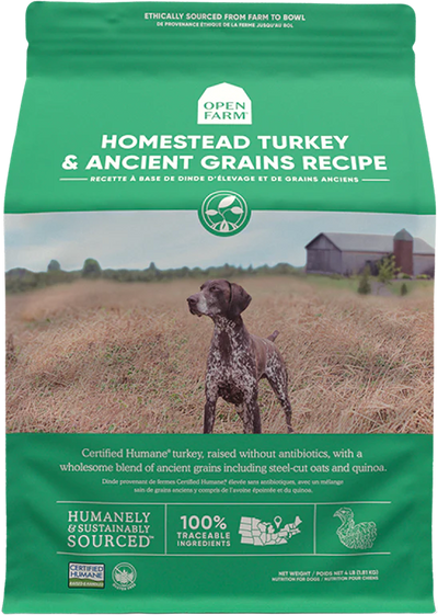 OPEN FARM® HOMESTEAD TURKEY & ANCIENT GRAINS DRY DOG FOOD