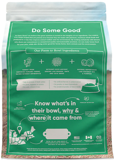 OPEN FARM® HOMESTEAD TURKEY & ANCIENT GRAINS DRY DOG FOOD