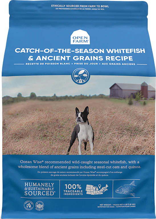 OPEN FARM® WHITEFISH & ANCIENT GRAINS DRY DOG FOOD