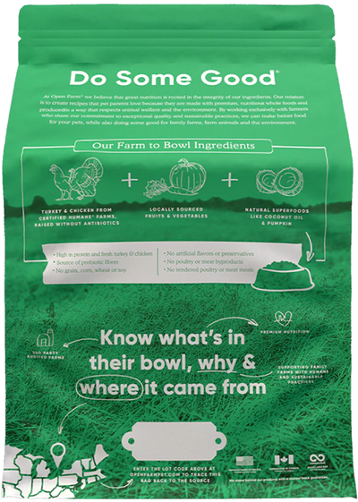 OPEN FARM® HOMESTEAD TURKEY & CHICKEN DRY DOG FOOD