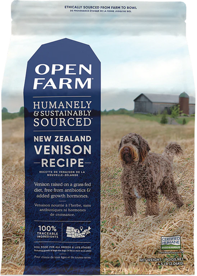 OPEN FARM® NEW ZEALAND VENISON DRY DOG FOOD