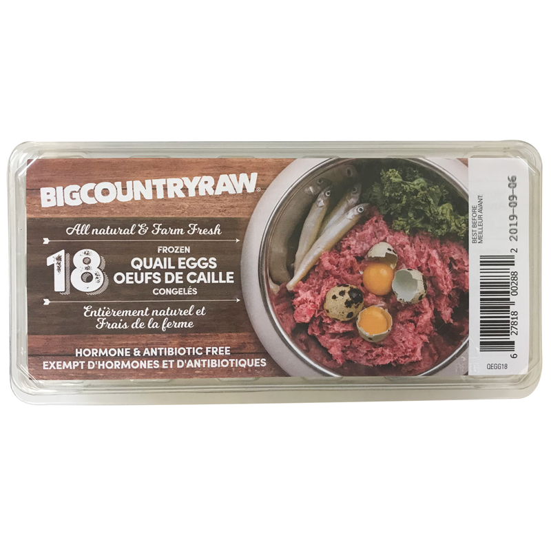 BIG COUNTRY RAW SIDE DISHES - FROZEN QUAIL EGGS