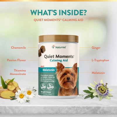 NATURVET® QUIET MOMENTS® SOFT CHEWS FOR DOGS (180 CT)