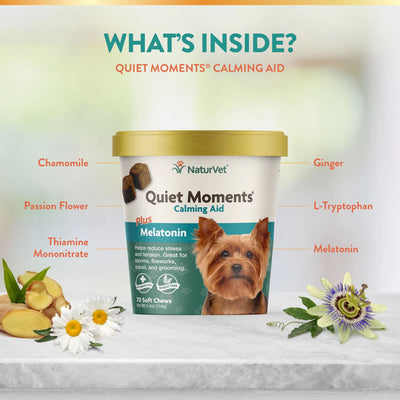 NATURVET® QUIET MOMENTS® SOFT CHEWS FOR DOGS (70 CT)