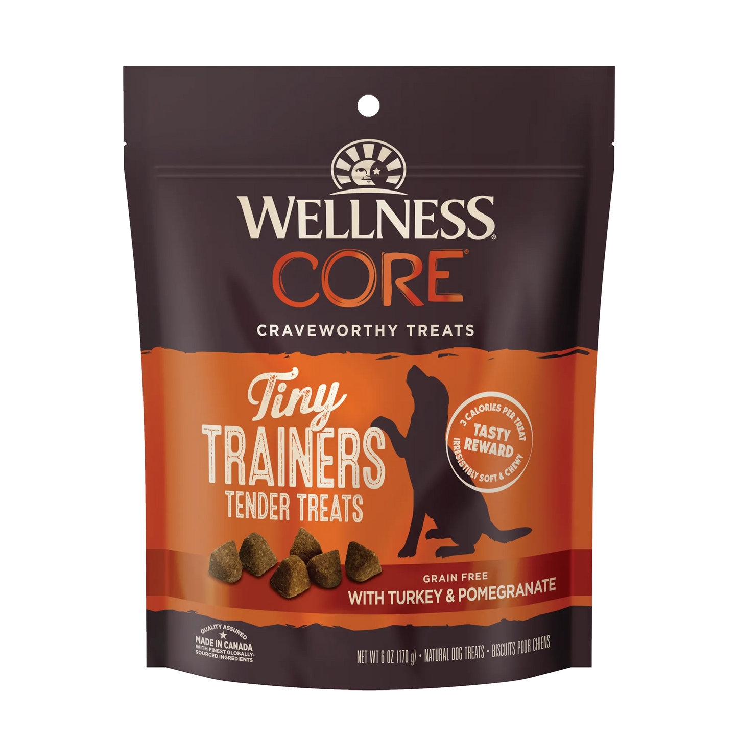 WELLNESS CORE TINY TRAINERS- WITH TURKEY & POMEGRANATE DOG TREATS