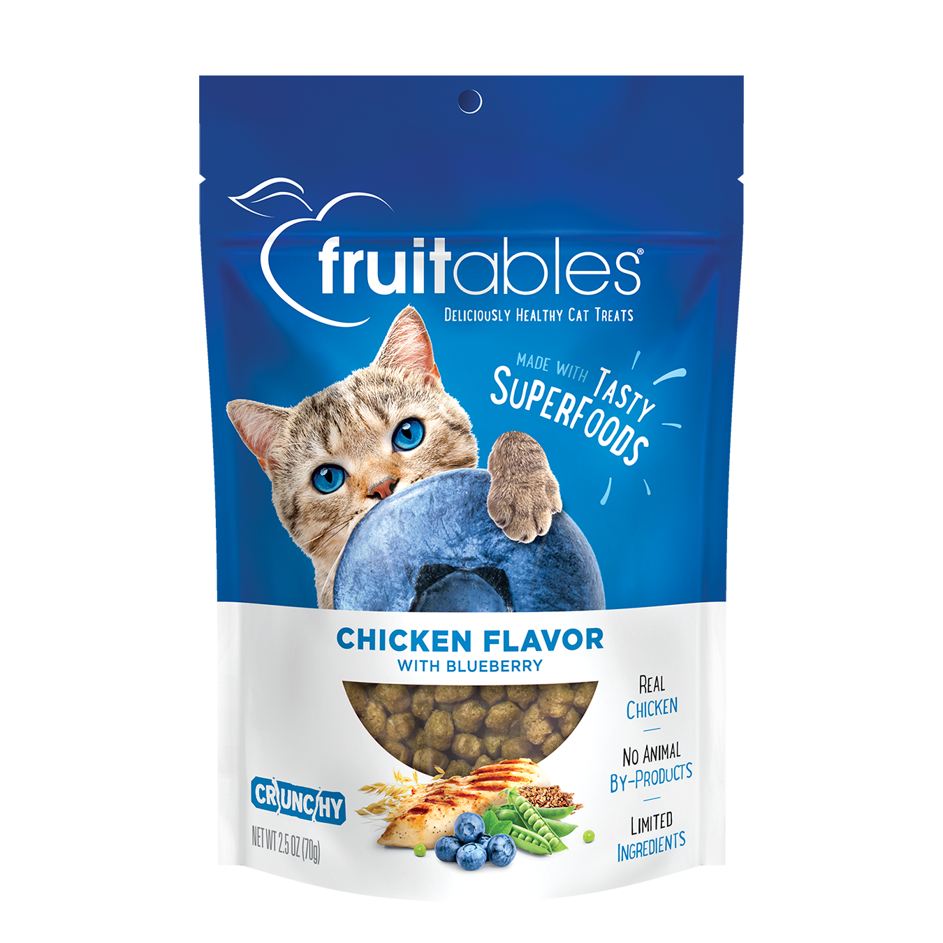 FRUITABLES CHICKEN & BLUEBERRY CAT TREATS