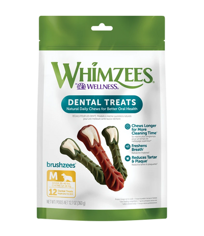 WHIMZEES DENTAL POUCHES - BRUSHZEES