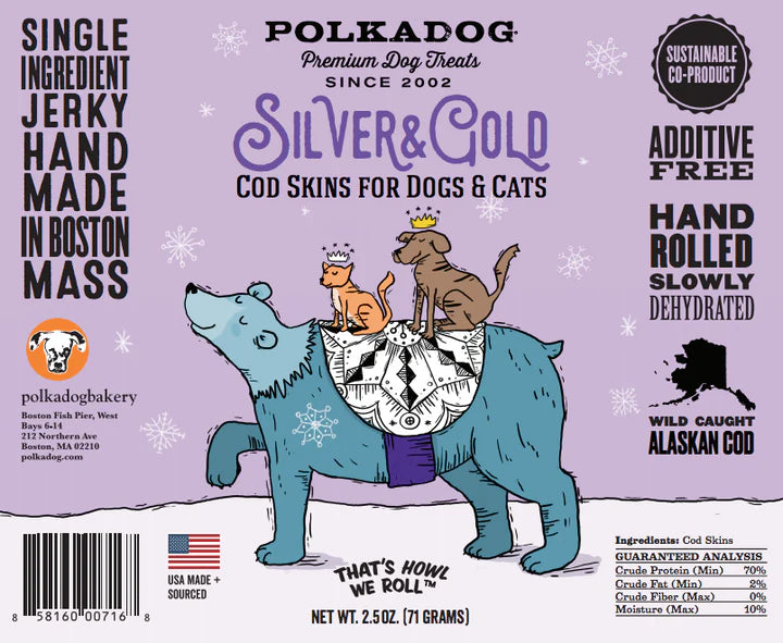 POLKA DOG HOLIDAY TREATS : SILVER & GOLD