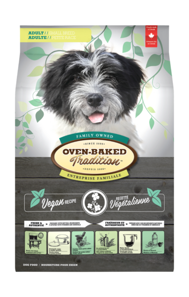 FOOD FOR SMALL BREEDS ADULT DOGS – VEGAN OVEN BAKED TRADITION DOG FOOD