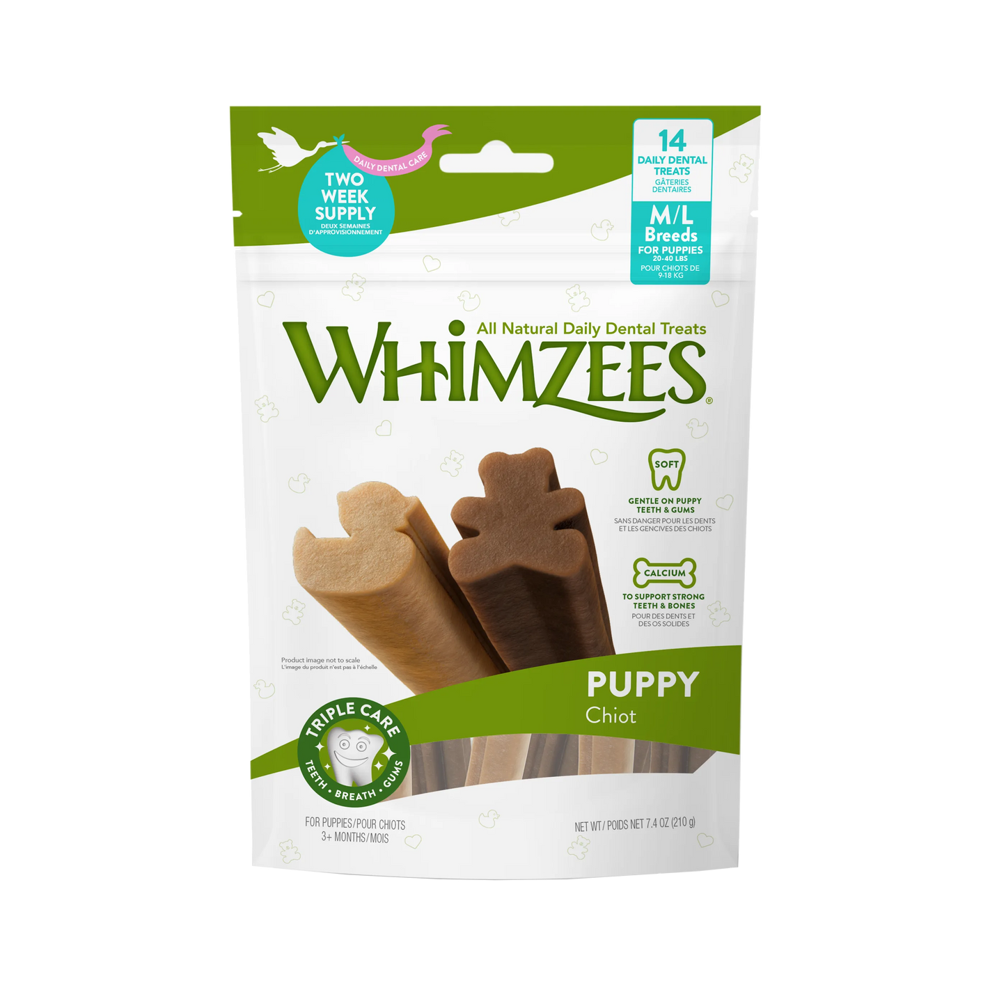 WHIMZEES DENTAL POUCHES - PUPPY