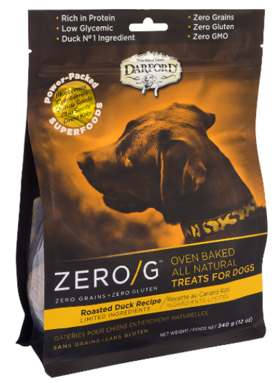DARFORD ZERO/G ROASTED DUCK DOG TREATS