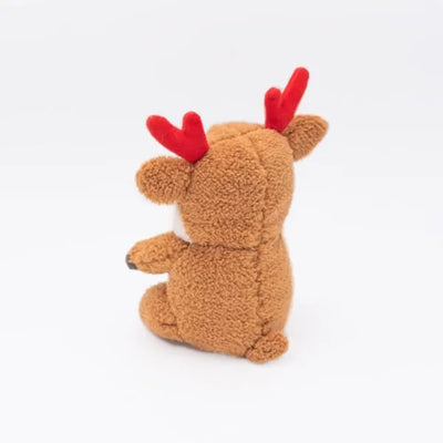 ZIPPY PAWS HOLIDAY CHEEKY CHUMZ - REINDEER