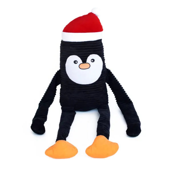 ZIPPY PAWS HOLIDAY CRINKLE DOG TOY - PENGUIN JUMBO