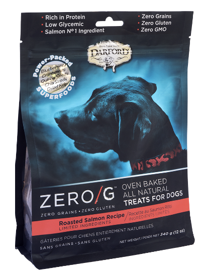 DARFORD ZERO/G ROASTED SALMON DOG TREATS