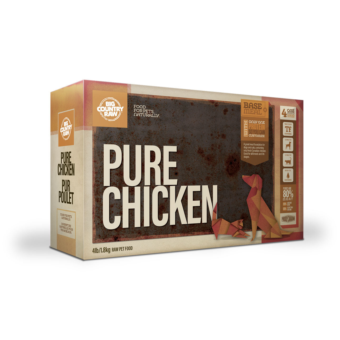 BIG COUNTRY RAW PURE CARTON - CHICKEN