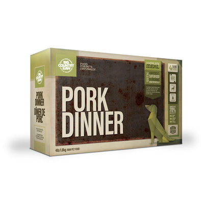 BIG COUNTRY RAW DINNER CARTON - PORK