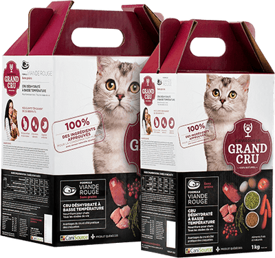 CANISOURCE RAW DEHYDRATED CAT FOOD : RED MEAT