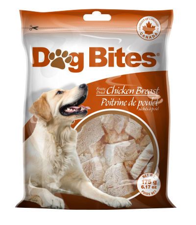 DOG BITES FREEZE-DRIED CHICKEN BREAST