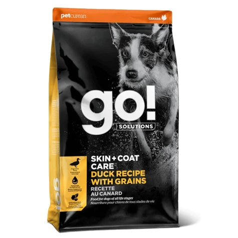 GO! SOLUTIONS SKIN + COAT CARE DUCK RECIPE WITH GRAINS FOR DOGS