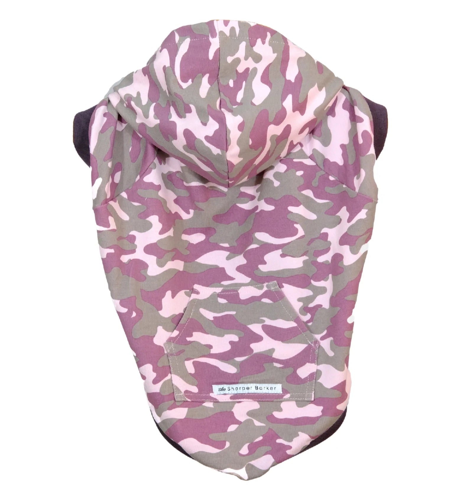 Pink camo 2025 dog sweater