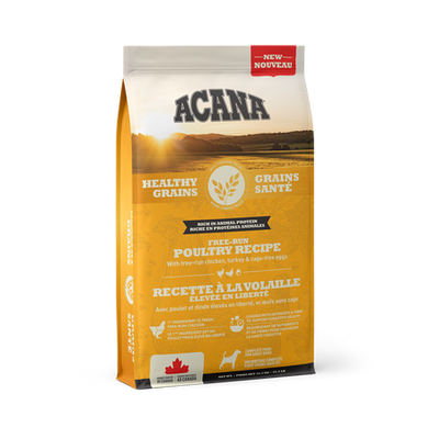ACANA HEALTHY GRAINS FREE RUN POULTRY RECIPE DRY FOOD