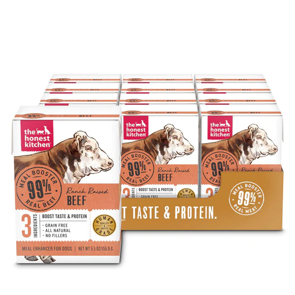HONEST KITCHEN 99% MEAT PROTEIN BOOSTERS: BEEF